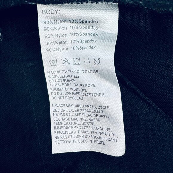 WILLIT Black Stretch Athletic UPF 50+ Hiking Water Resistant Golf Shorts - Picture 3 of 6